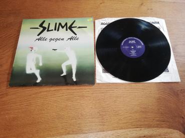 Slime Alle gegen Alle 1983 Aggressive Rockproduktionen – AG 0018 Deutsche Pressung VG+/VG+